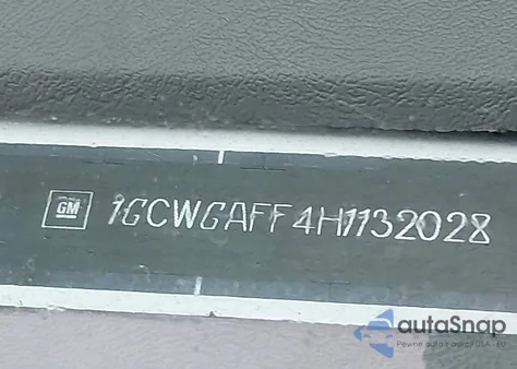 2017 Chevrolet Express 2500 Work Van from USA, damaged, VIN 1GCWGAFF4H1132028